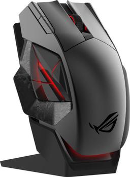 Мышь Asus ROG Spatha может подключаться к компьютеру по проводному или беспроводному интерфейсу