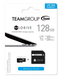 Team Group MiDrive — карты памяти microSD для работы с ноутбуками Apple