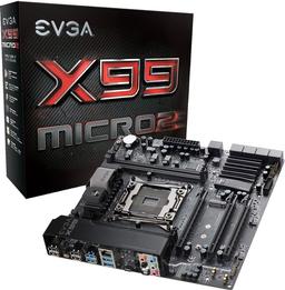 Системная плата EVGA X99 Micro2 типоразмера microATX оснащена тремя слотами PCIe 3.0 x16 и портом USB 3.1 Type-С