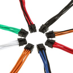 Сменные кабели CableMod для блоков питания Cooler Master V предложены в 12 цветовых вариантах