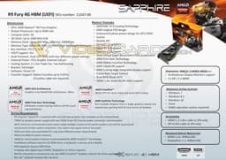Утечка данных о видеокартах Sapphire Radeon R9 Fury подтверждает наличие у данных карт GPU Fiji с 3584 потоковыми процессорами