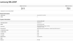Смартфон Samsung Galaxy J2 (SM-J200) будет основан на четырёхъядерной платформе