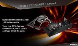 Интерфейсная панель ASRock с портами USB 3.1 Type-A и Type-C подключается к порту SATA Express