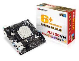 На системной плате Biostar N3150NH типоразмера mini-ITX установлен процессор Intel Celeron N3150