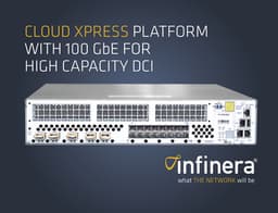 Infinera добавляет в облачные платформы Cloud Xpress поддержку 100 GbE 