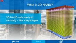 Micron и Intel представили флэш-память NAND с объемной компоновкой