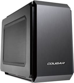Корпус Cougar QBX размерами 178 x 260 x 368 мм вмещает плату типоразмера mini-ITX, 3D-карты длиной до 350 мм и СВО