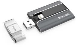 SanDisk увеличивает до 128 ГБ объем накопителя iXpand, который можно подключать напрямую к смартфонам Apple iPhone и планшетам Apple iPad