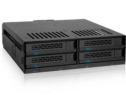 Icy Dock ExpressCage MB324SP-B позволяет установить в отсеке типоразмера 5,25 дюйма четыре накопителя с возможностью горячей замены