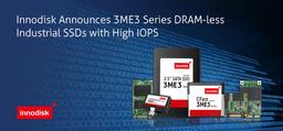 Серию SSD Innodisk 3ME3 пополнили модели без памяти DRAM, обеспечивающие повышенную целостность данных