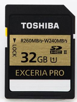 Начались продажи карт памяти Toshiba Exceria Pro SD и Exceria microSD