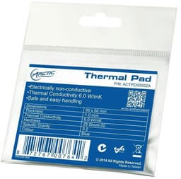 Термоинтерфейс Arctic Thermal Pad можно купить в листах, рассчитанных на самостоятельную обрезку перед использованием