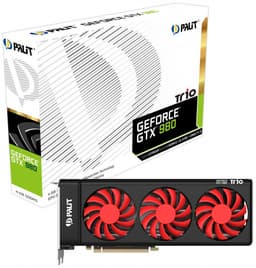 3D-карта Palit GeForce GTX 980 Trio подходит для создания графических подсистем с тремя GPU