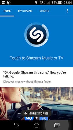 Shazam можно будет запустить с помощью голосового управления Google