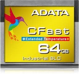Промышленная карта памяти Adata CFast ICFS332 оснащена интерфейсом SATA 6 Гбит/с