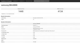 Данные Geekbench подтверждают наличие у смартфона Samsung Galaxy A9 платформы Snapdragon 620