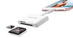 Adata Lightning Card Reader — кардридер с интерфейсом Lightning, работающий с картами SD и microSD