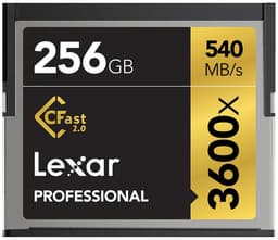 Ассортимент Lexar также пополнили карты памяти Professional 3600x и 3500x CFast 2.0