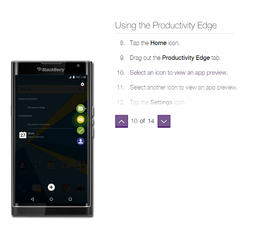 Смартфон BlackBerry Priv позволит с пользой задействовать кривизну дисплея