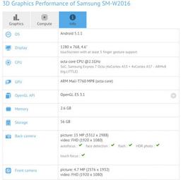 Samsung SM-W2016 — смартфон-«раскладушка» с платформой Exynos 7420