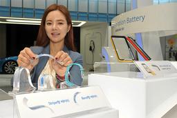 Тонкие и гибкие аккумуляторы Samsung Stripe и Band предназначены для носимой электроники