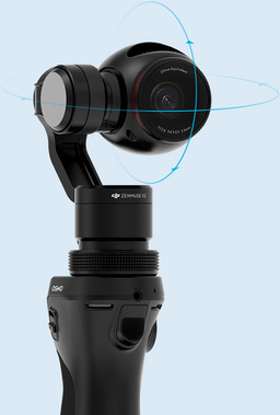 DJI Osmo: ручная видеокамера с мощной трехосевой стабилизацией