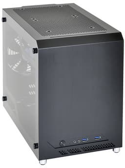 Алюминиевый корпус Lian Li PC-Q10 WX рассчитан на установку материнских плат формата Mini-ITX
