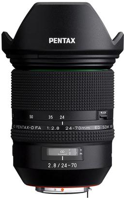 Представлен полнокадровый объектив HD Pentax-D FA 24-70mm f/2.8ED SDM WR