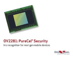 Датчик изображения OmniVision OV2281 позволяет наделить смартфоны и планшеты функцией распознавания радужной оболочки