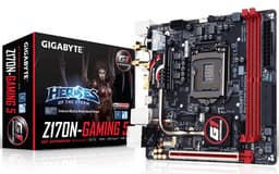 Плата Gigabyte Z170N-Gaming 5 типоразмера mini-ITX поддерживает процессоры Intel Core шестого поколения