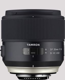 Широкоугольный полнокадровый объектив Tamron SP 35mm F/1.8 Di VC USD (Model F012) оснащен стабилизатором