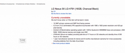 Утечка на сайте Amazon позволила узнать характеристики смартфона Nexus 5X