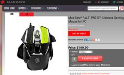 Стала известна цена мыши Mad Catz R.A.T. Pro X