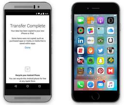 Apple выпустила программу Move to iOS для операционной системы Android