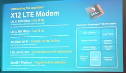 Платформа Qualcomm Snapdragon 820, благодаря модему X12 LTE, первой в мире поддерживает LTE Cat 12 и LTE Cat 13
