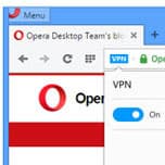 В браузере Opera появился встроенный клиент VPN