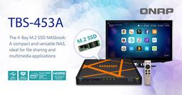 Начались продажи хранилищ на базе SSD Qnap NASbook TBS-453A со встроенным сетевым коммутатором