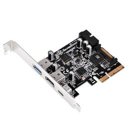 Карта расширения SilverStone ECU05 позволяет добавить в конфигурацию ПК порты USB 3.0 и USB 3.1, включая один порт с разъемом USB-C