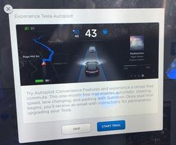 Владельцы электромобилей Tesla могут опробовать автопилот, решив, покупать ли эту функциональность