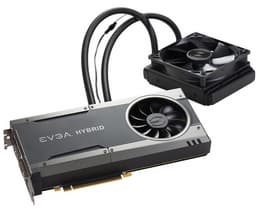 EVGA представила видеокарту GeForce GTX 1080 Hybrid с 12-фазной подсистемой питания и гибридной СО