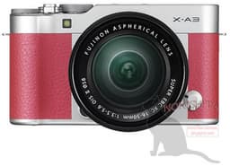 Опубликованы изображения беззеркальной камеры Fujifilm X-A3