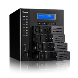 Сетевое хранилище Thecus N4810 поддерживает массивы объемом до 40 ТБ