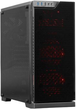 Корпус Cooltek TG-01 скрывает подсветку вентиляторов под закаленным стеклом передней панели
