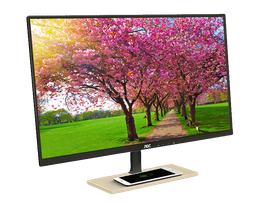 Монитор AOC P2779VC оснащен беспроводным зарядным устройством Qi