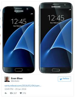 Подтверждена дата анонса смартфона Samsung Galaxy S7. Первые рекламные изображения