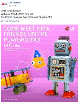 LG подтвердила, что смартфон LG G5 будет анонсирован 21 февраля, на несколько часов раньше, чем Samsung Galaxy S7