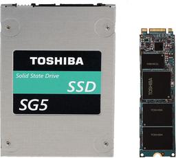 В твердотельных накопителях Toshiba SG5 используется 15-нанометровая флэш-память TLC NAND