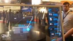 Компания Lang AG показала 55-дюймовый полупрозрачный сенсорный дисплей OLED
