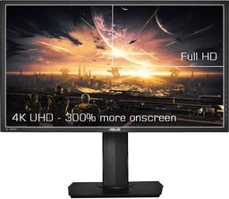 В мониторе Asus MG28UQ установлена 28-дюймовая панель разрешением 3840 х 2160 пикселей