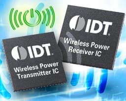 Передатчик IDT P9240A и приемник IDT P9220 обеспечивают беспроводное питание мощностью до 15 Вт